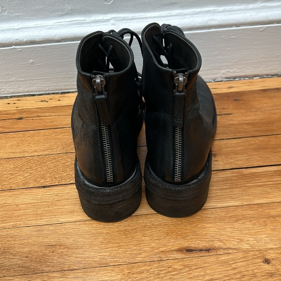 Marsell Leather Lace Up Zip Back Boots, black, size 36.5, EUC - Picture 3 of 10